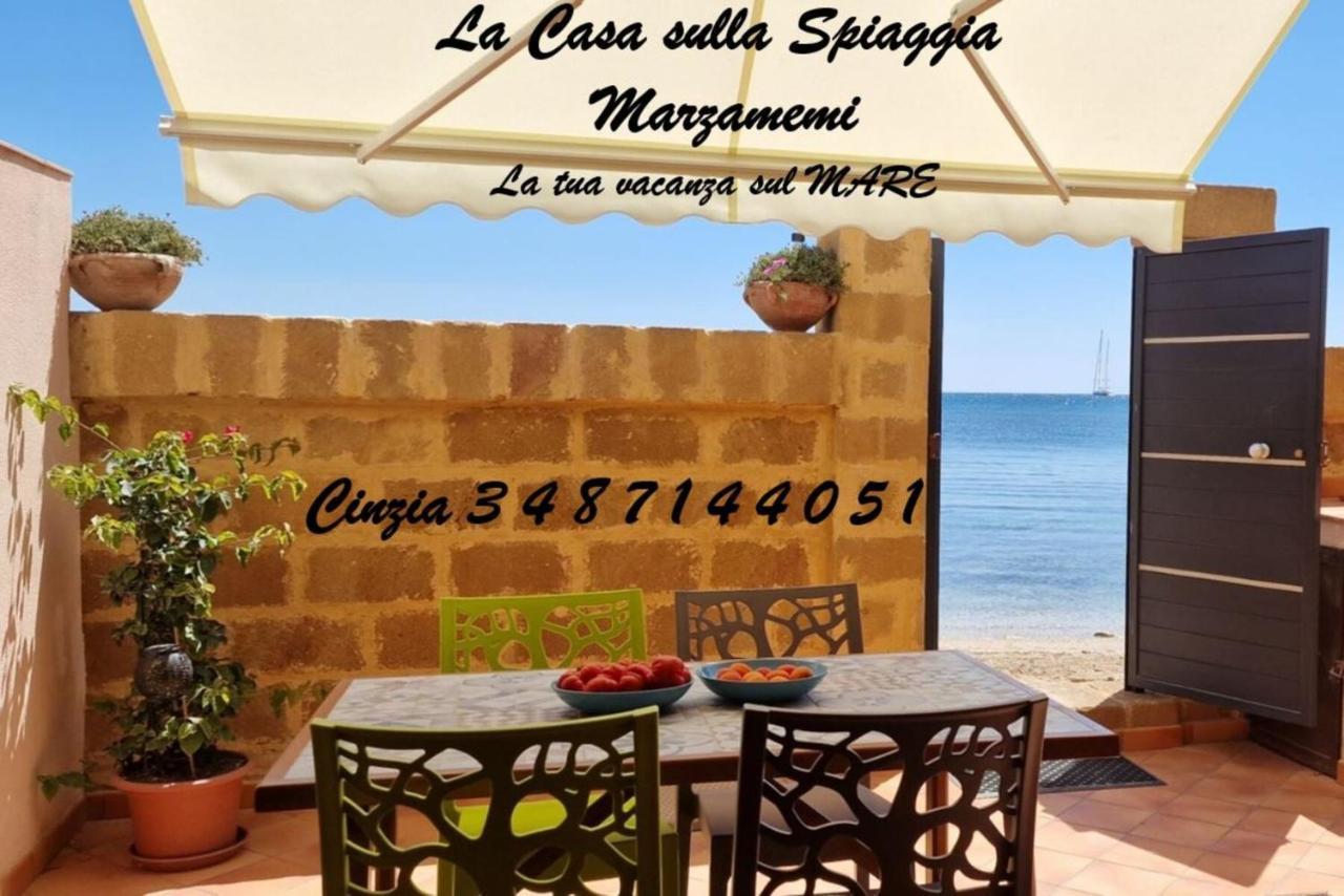La Casa Sulla Spiaggia Марцамеми Екстериор снимка